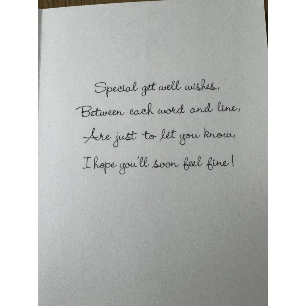 The Good Samaritans Little‎ Helpers Get Well Soon Greeting Card 1987 USA Made
